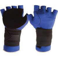 Anti-Impact Glove with Wrist Support, Size Small, Split Leather Palm Ontario Packaging
