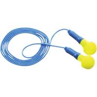 E-A-R Push-Ins Earplugs, Corded, Pair - Polybag, 28/23 dB NRR, One-Size Ontario Packaging