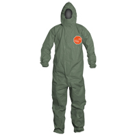 Tychem<sup>®</sup> 2000 SFR Protective Coveralls, Small, Green SGC899 | Ontario Packaging