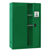 Pesticide Storage Cabinet, 45 gal., 65" H x 43" W x 18" D SGD361 | Ontario Packaging