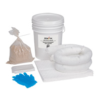 Spill Kit, Oil Only, Pail, 5 US gal. Absorbancy SGD798 | Ontario Packaging