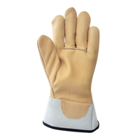 Lineman's Gloves, Small, Grain Cowhide Palm SGE166 | Ontario Packaging
