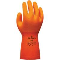Atlas 620 Glove, Size Small/7, 12" L, PVC, Cotton Inner Lining, 63-mil Ontario Packaging