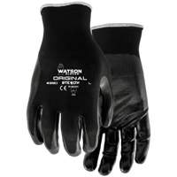 Gants enduits Stealth Original, 7/Petit, R&ecirc;vetement Nitrile, Calibre 13, Enveloppe en Nylon Ontario Packaging