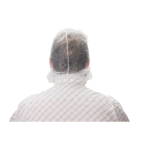 Cagoule jetable, Polypropyl&egrave;ne, Blanc Ontario Packaging