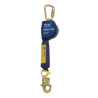 Nano-Lok Extended Length Self-Retracting Lifeline, 10', Polyester/Web, Swivel Ontario Packaging