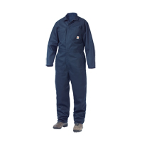 Unlined Coveralls, Men's, Navy Blue, Size Large (Tall) Ontario Packaging
