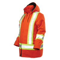 Safety Parka, High Visibility Orange, Large Ontario Packaging
