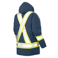 Safety Parka, Navy Blue, Large Ontario Packaging