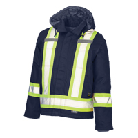 Safety Jacket, Navy Blue, Large Ontario Packaging