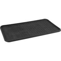 Boot Tray, Plastic, Black, 25" L x 14" W SGH285 | Ontario Packaging