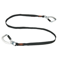 Squids&reg; 3139  Double-Locking Tool Lanyard with Swivel, Fixed Length, Dual Carabiner Ontario Packaging