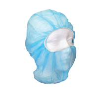 Disposable Balaclava Hood, Polypropylene, Blue Ontario Packaging