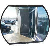 Roundtangular Convex Mirror with Bracket, 18" H x 26" W, Indoor/Outdoor SGI558 | Ontario Packaging