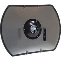 Roundtangular Convex Mirror with Bracket, 12" H x 18" W, Indoor/Outdoor SGI561 | Ontario Packaging