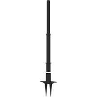 PLUS Barrier Post, 42" High, Black Ontario Packaging