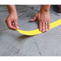 Tough-Mark™ Heavy-Duty Floor Marking, Rectangle, 48" L x 2" W, Yellow, Polyethylene SGJ231 | Ontario Packaging