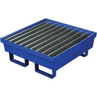 Steel Spill Containment Pallet, 17 US gal. Spill Capacity, 27" x 25.75" x 6" Ontario Packaging