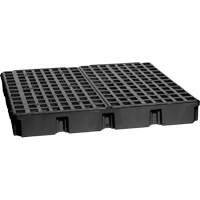 Modular Spill Platform, 60.5 US gal. Spill Capacity, 51.5" x 51.5" x 6.5" Ontario Packaging