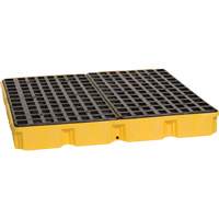 Modular Spill Platform, 60.5 US gal. Spill Capacity, 51.5" x 51.5" x 6.5" Ontario Packaging