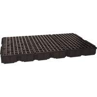 Modular Spill Platform, 88 US gal. Spill Capacity, 51.5" x 78.25" x 6.5" Ontario Packaging