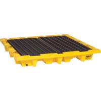 Spill Containment Pallet, 66 US gal. Spill Capacity, 58.5" x 58.5" x 7.75" SGJ313 | Ontario Packaging