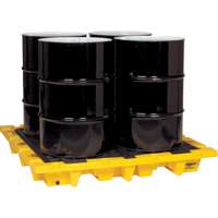 Spill Containment Pallet, 66 US gal. Spill Capacity, 58.5" x 58.5" x 7.75" SGJ313 | Ontario Packaging