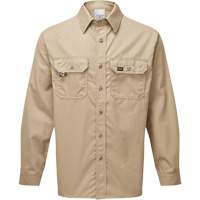 UltraSoft&reg; 7 oz. Deluxe Work Shirt, Small, Khaki Ontario Packaging
