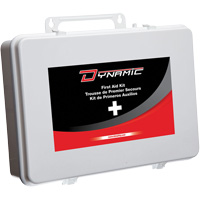 Dynamic™ First Aid Kit, British Columbia, Plastic Box SGM225 | Ontario Packaging