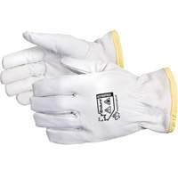 Endura&reg; Flame-Resistant Anti-Static Driver's Gloves, Small, Grain Goatskin Palm, Rhovyl&reg; Inner Lining Ontario Packaging