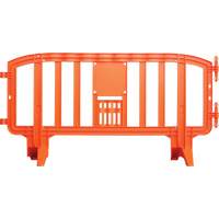 Movit Barricade, Interlocking, 78" L x 39" H, Orange SGN469 | Ontario Packaging
