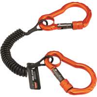Squids&reg; 3166 Tool Lanyard, Coil, Dual Carabiner Ontario Packaging