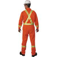 Unlined Hi-Vis Coveralls, Size Small, Orange Ontario Packaging