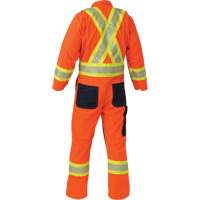 Combinaison ind&eacute;chirable, Petit, Orange haute visibilit&eacute; Ontario Packaging