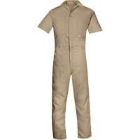 Short-Sleeved Coveralls, Men's, Tan, Size 4X-Large Ontario Packaging
