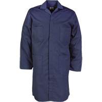 Lab Coat, Poly-Cotton, 32, Navy Blue Ontario Packaging