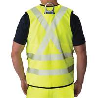 Veste antid&eacute;chirure pour arpenteur, Jaune lime haute visibilit&eacute;, Petit, Polyester Ontario Packaging