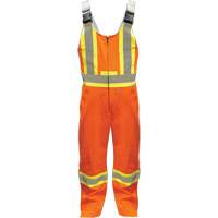 Overalls, Poly-Cotton, Small, High Visibility Orange Ontario Packaging