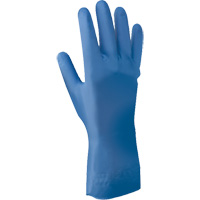 707FL Series Chemical Resistant Gloves, Size Medium/8, 12" L, Nitrile, Flock-Lined Inner Lining, 11-mil Ontario Packaging