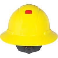 Full Brim Hardhat with Uvicator Sensor, Ratchet Suspension, ANSI Type I Ontario Packaging
