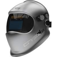Crystal 2.0 Auto Darkening Welding Helmet, 3.94" L x 1.97" W View Area, 2/4 - 12 Shade Range, Silver SGP709 | Ontario Packaging