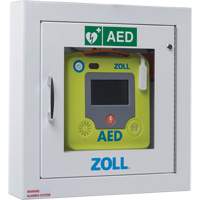 Semi-Recessed AED Wall Cabinet, Zoll AED 3™ For, Non-Medical SGP850 | Ontario Packaging