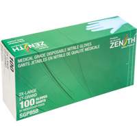 Gants jetables de calibre m&eacute;dical r&eacute;sistants &agrave; la perforation, 2T-Grand, Nitrile, 3,5 mils, Sans poudre, Bleu, Classe 2 Ontario Packaging