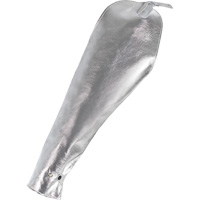 Welder's Heat Resistant Sleeves, 18", Aluminized Kevlar&reg;, Silver Ontario Packaging