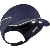 Skullerz<sup>®</sup> 8965 Lightweight Bump Cap Hat with LED Lighting, Navy Blue SGQ309 | Ontario Packaging
