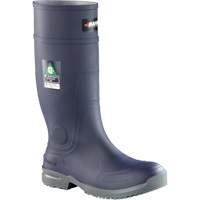 Slip Resistant Boots, Rubber, Steel Toe, Size 4 Ontario Packaging