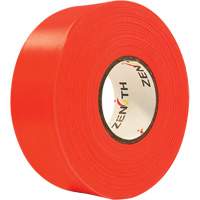 Flagging Tape, 1.1875" W x 164' L, Fluorescent Orange SGQ805 | Ontario Packaging