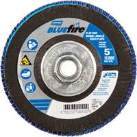 BlueFire&reg; Flap Disc, 5" x 5/8"-11, Type 29, 80 Grit, Zirconia Alumina Ontario Packaging