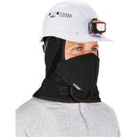 N-Ferno&reg; Winter Hard Hat Liner with Mouthpiece, Fleece Lining, One Size, Black Ontario Packaging