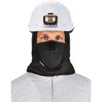 N-Ferno<sup>®</sup> 3-Layer Winter Hard Hat Liner with Mouthpiece, Fleece Lining, One Size, Black SGR418 | Ontario Packaging